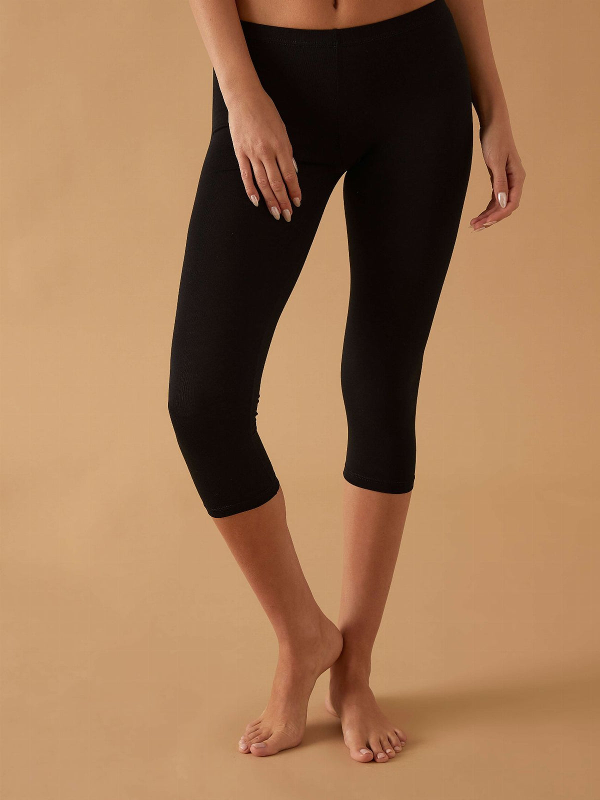 Leggings modello capri in fresco cotone Jadea 4266